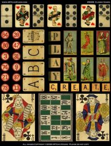 Classic Games Collage