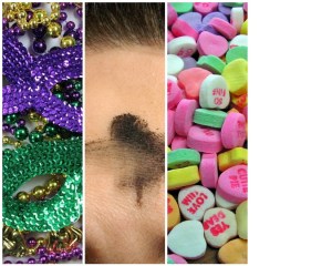 Mardi Gras Ash Wed V Day