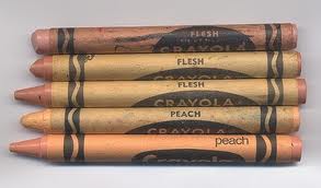 flesh colored crayon