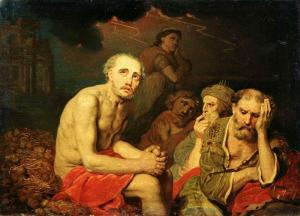 vladimir-borovikovsky-job-and-his-friends-1810s