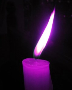 1 purple candle