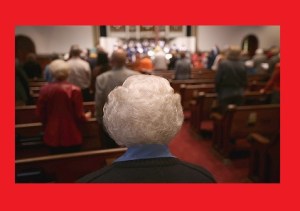 elderly congregants