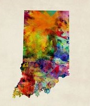 Map of Indiana