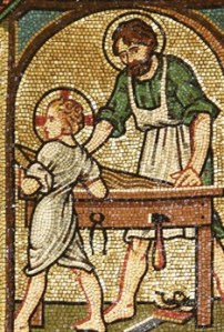 Mosaic St Joseph the worker