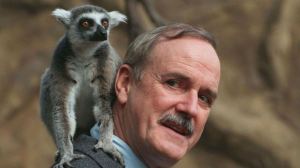 John Cleese and a Lemur